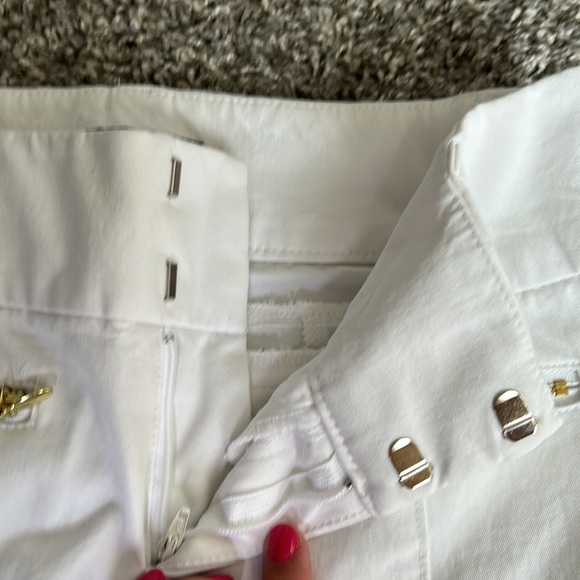 Women’s Inc concept white capri ankle pant size 2 - Picture 3 of 6
